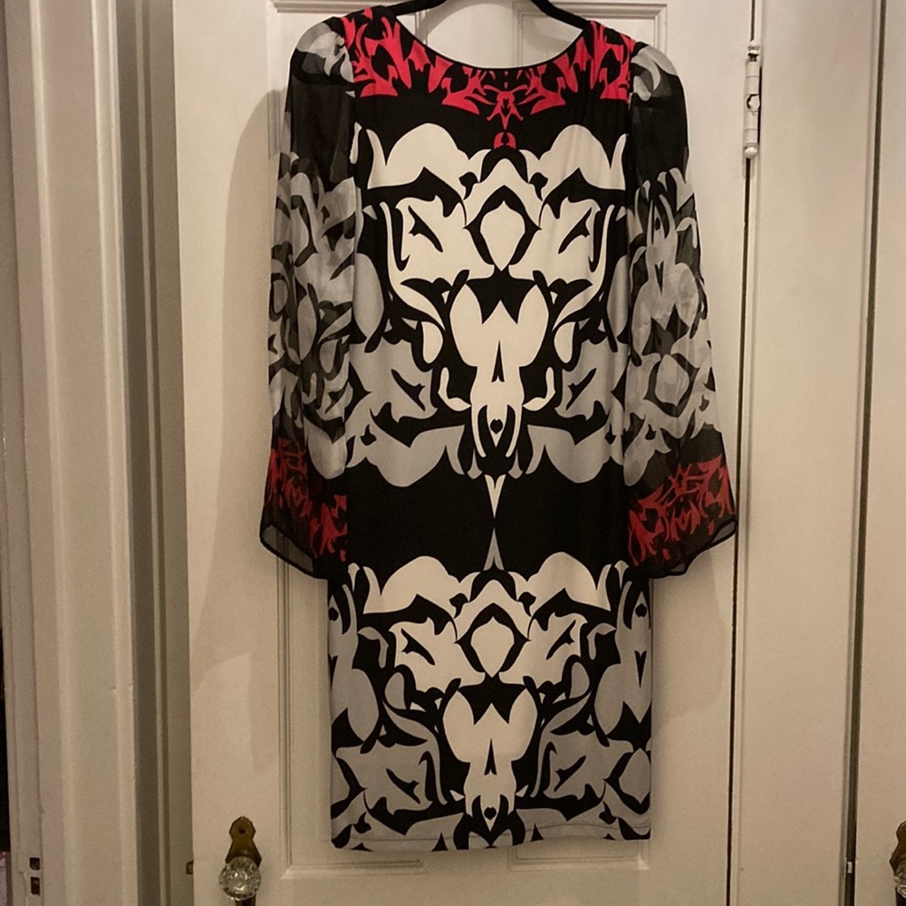 Stretch dress with low back in size S